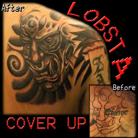 Tattoos - Script Cover Up - 130934